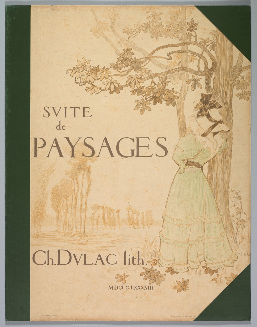 Suite af Landskaber: Cover af Charles Marie Dulac