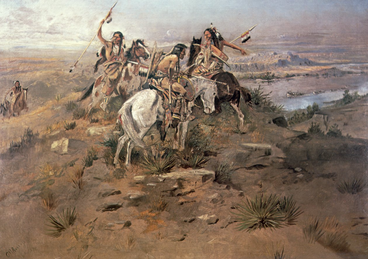 Indianere, der opdager Lewis og Clark af Charles Marion Russell