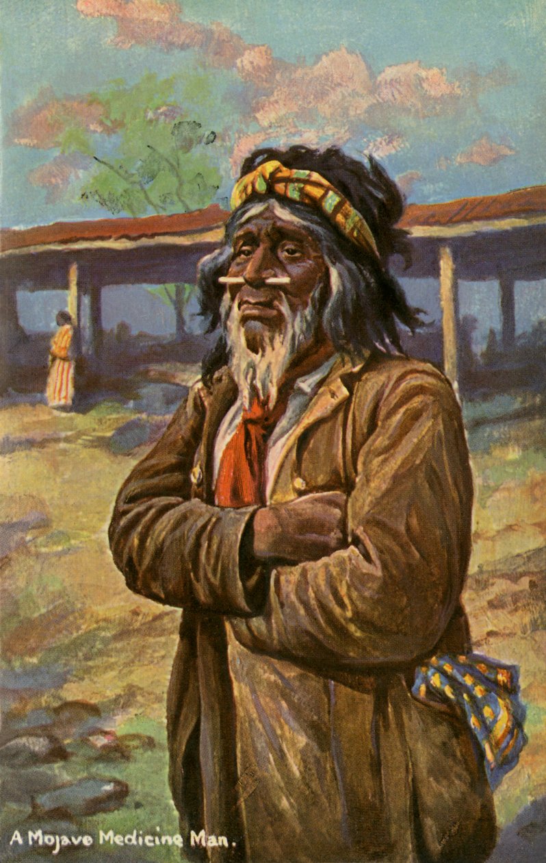 Mohave medicinmand af Charles Marion Russell