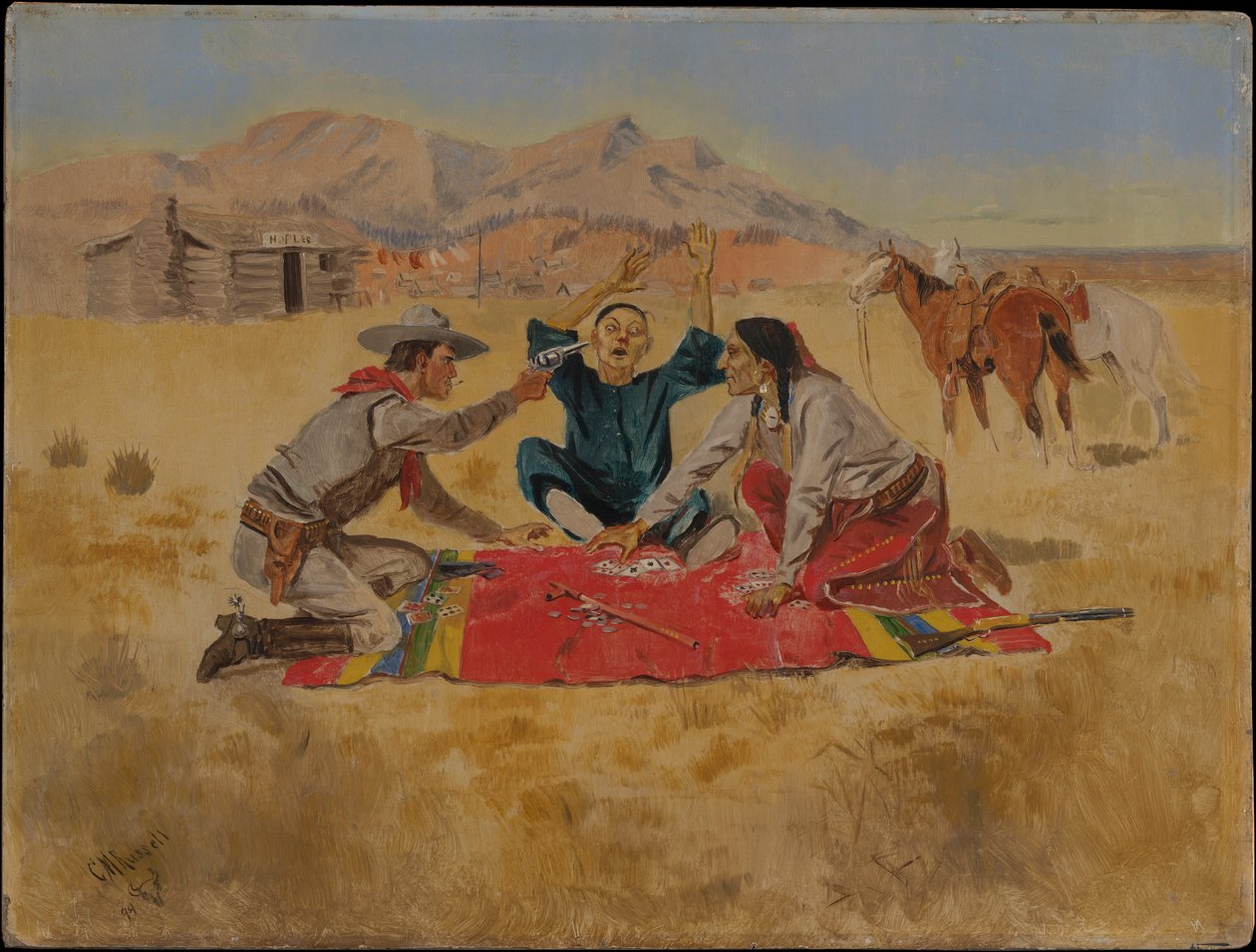 Ikke en kineser af Charles Marion Russell
