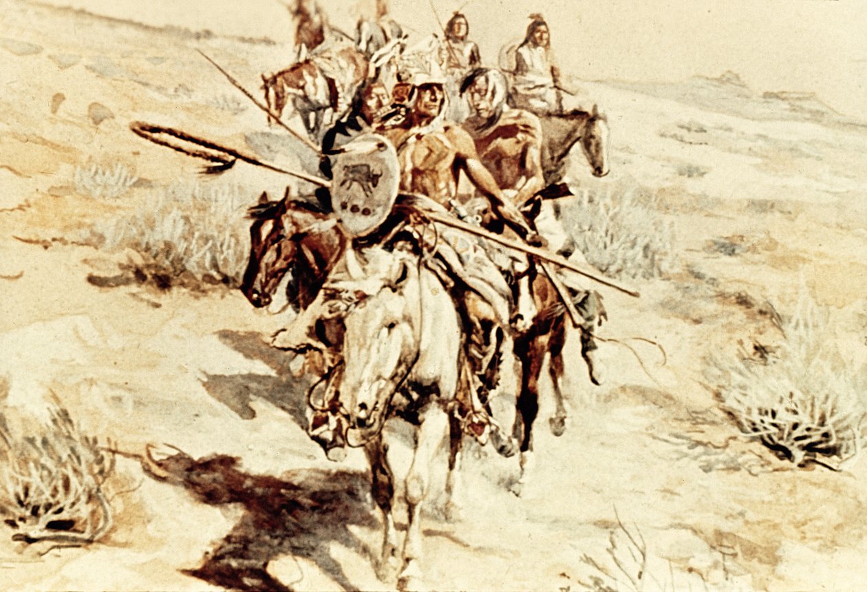 Krigernes tilbagevenden af Charles Marion Russell