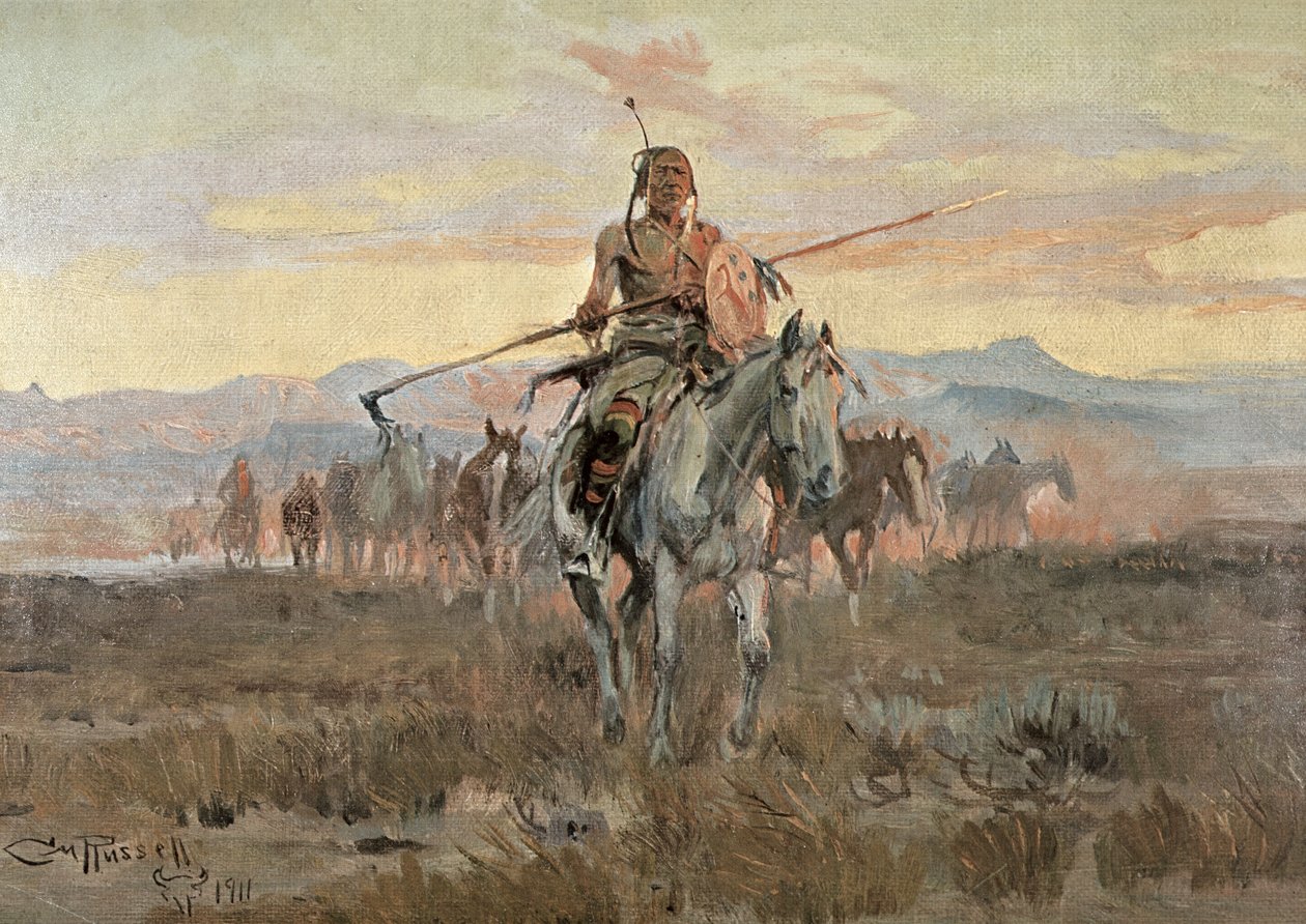 Stjålne Heste af Charles Marion Russell
