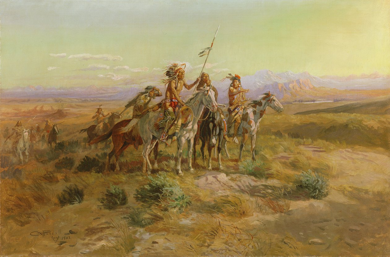 Spejderne, 1902 af Charles Marion Russell