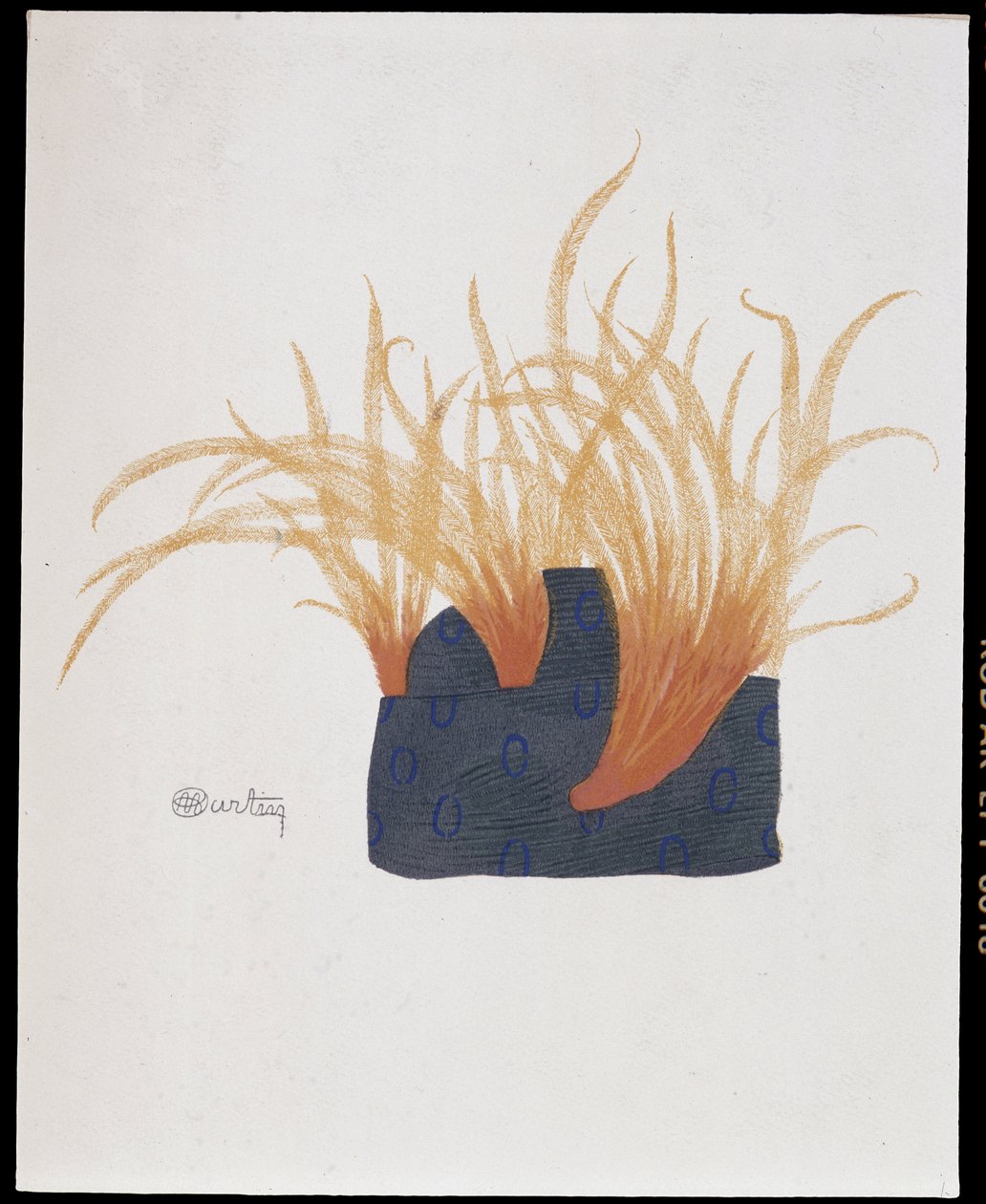 Fathered hat - "La Mode en 1912" af Marcelle Demay, illustration af Charles Martin (1884-1934) af Charles Martin