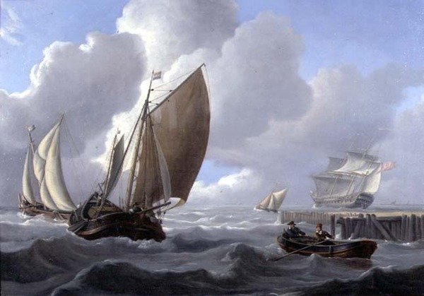 Forsendelse fra den hollandske kyst af Charles Martin Powell