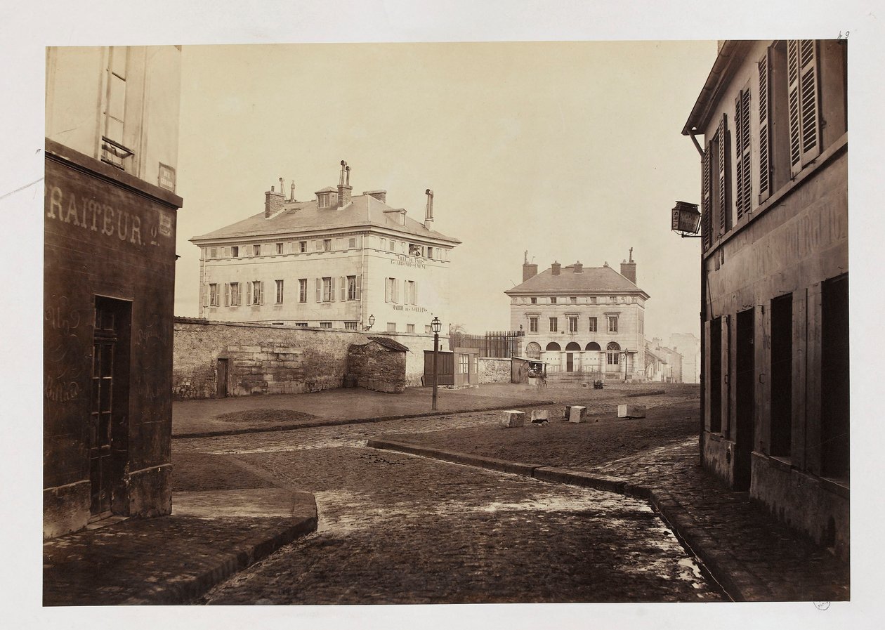 Barriere dItalie, fra rue Gerard, Paris, 1858-78 af Charles Marville