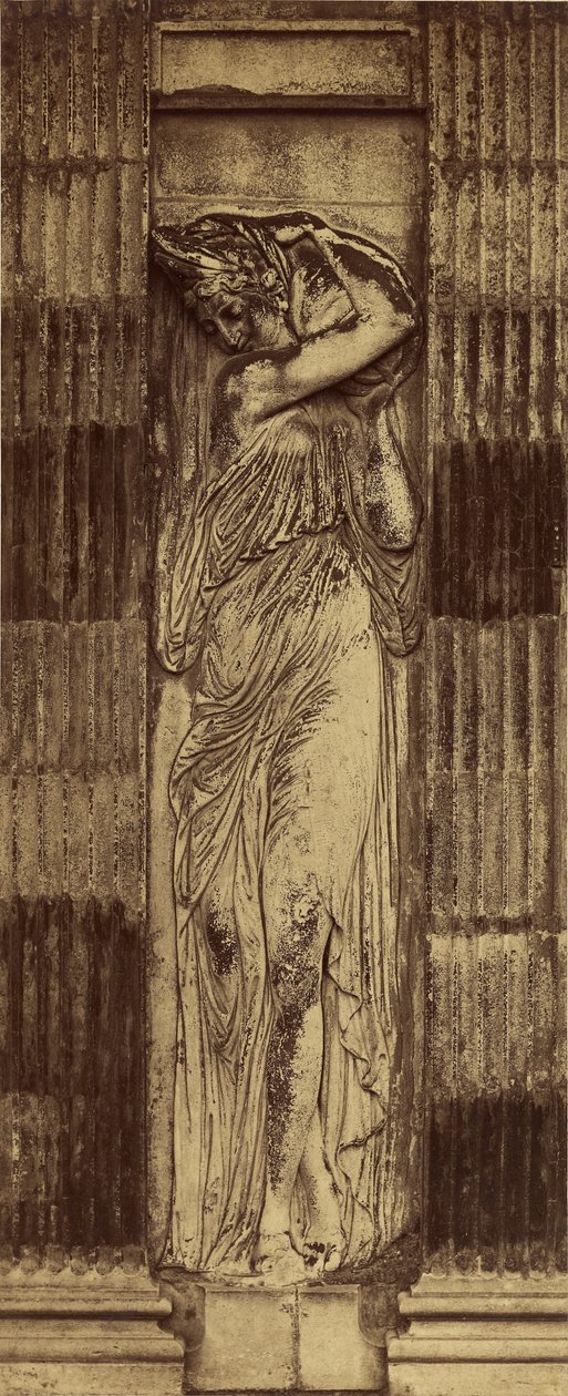 [ Detalje af nymferne af Jean Goujon] / [Nymfe, De uskyldiges springvand, Paris]. af Charles Marville