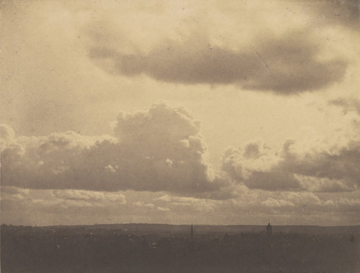Himmelstudiet, 1855-56. af Charles Marville