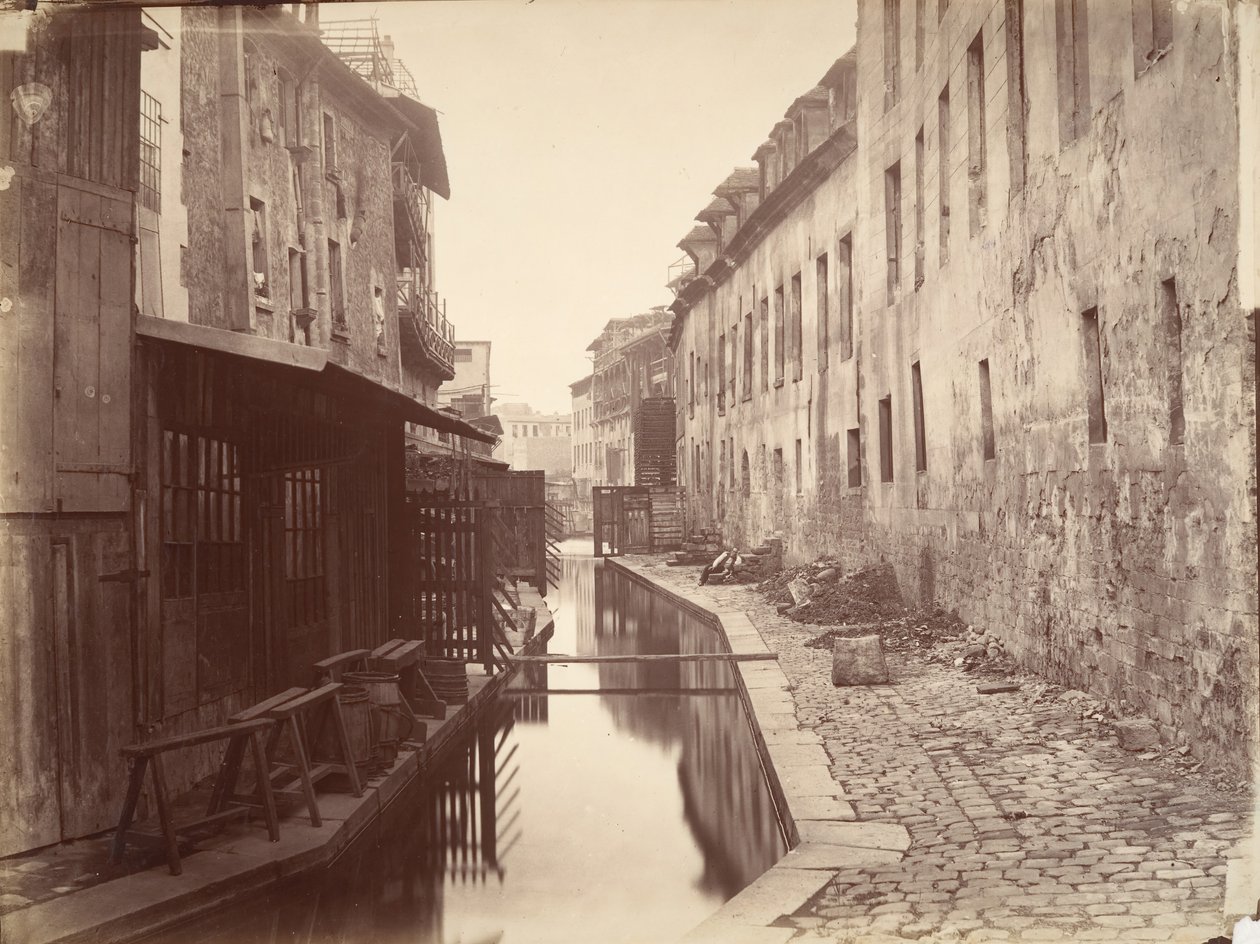 La Bievre, ca. 1865. af Charles Marville