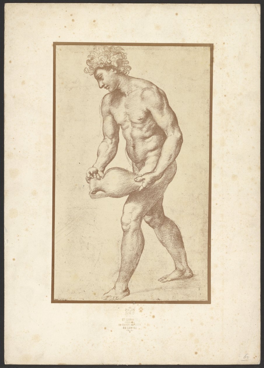 [Mand med vase af Raphaël] af Charles Marville