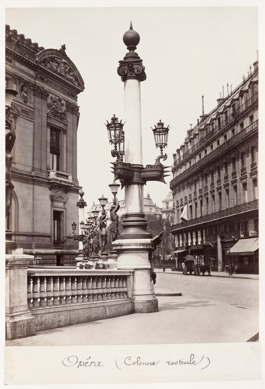 Opéra (Rostral Column) af Charles Marville