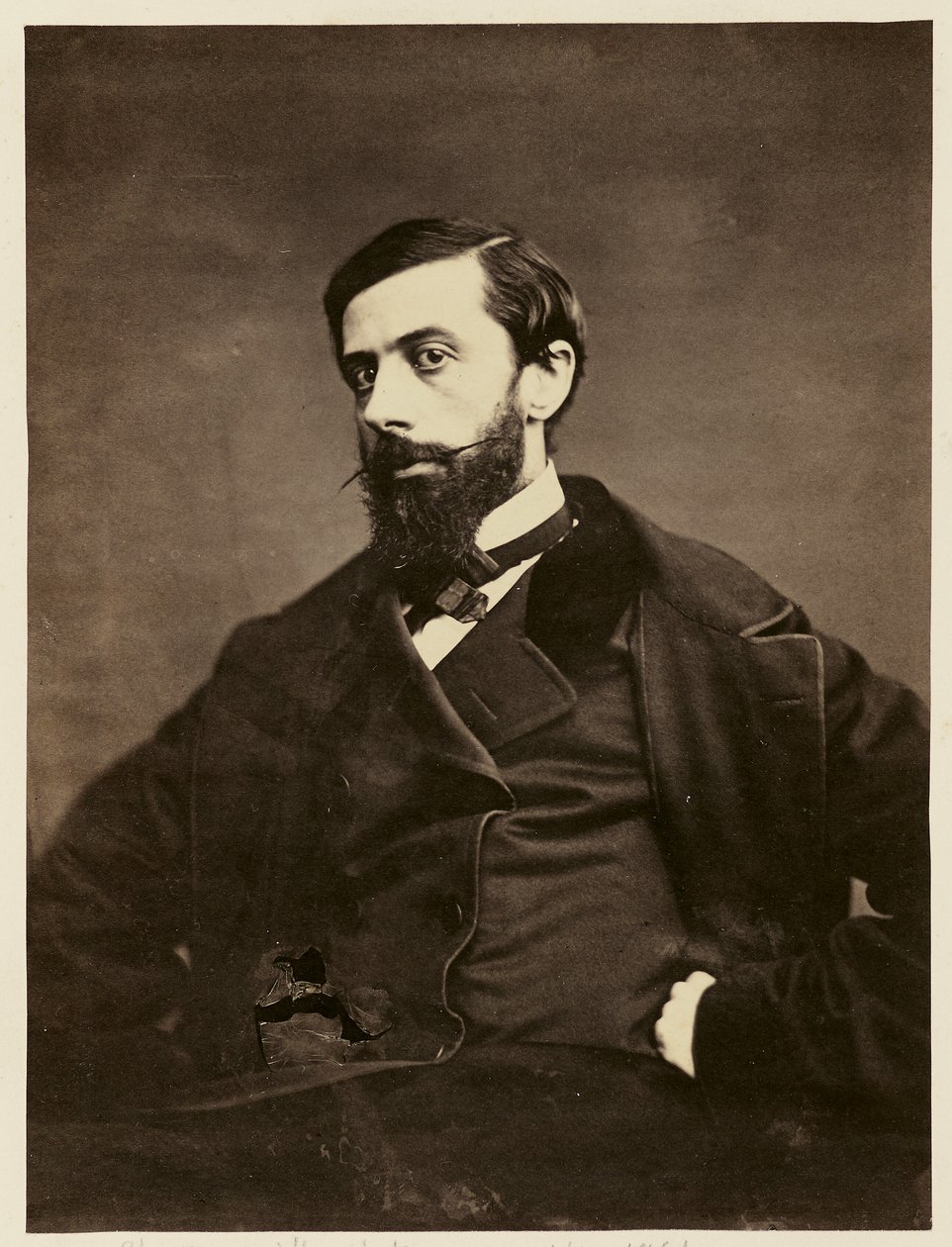 Portræt af Charles-Théodule Devéria af Charles Marville