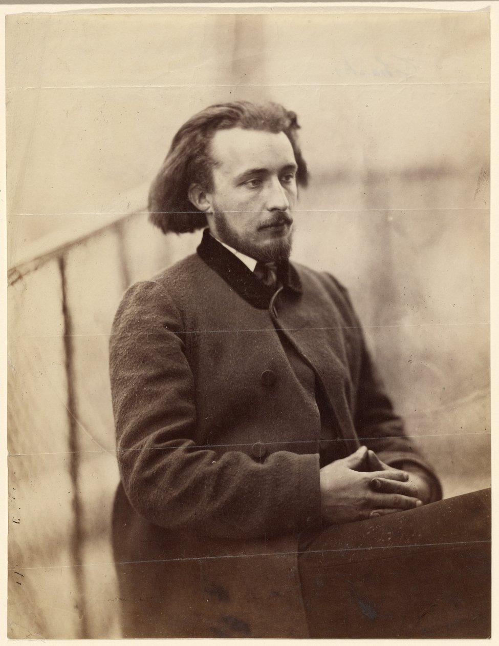 Portræt af Charles Delahaye af Charles Marville