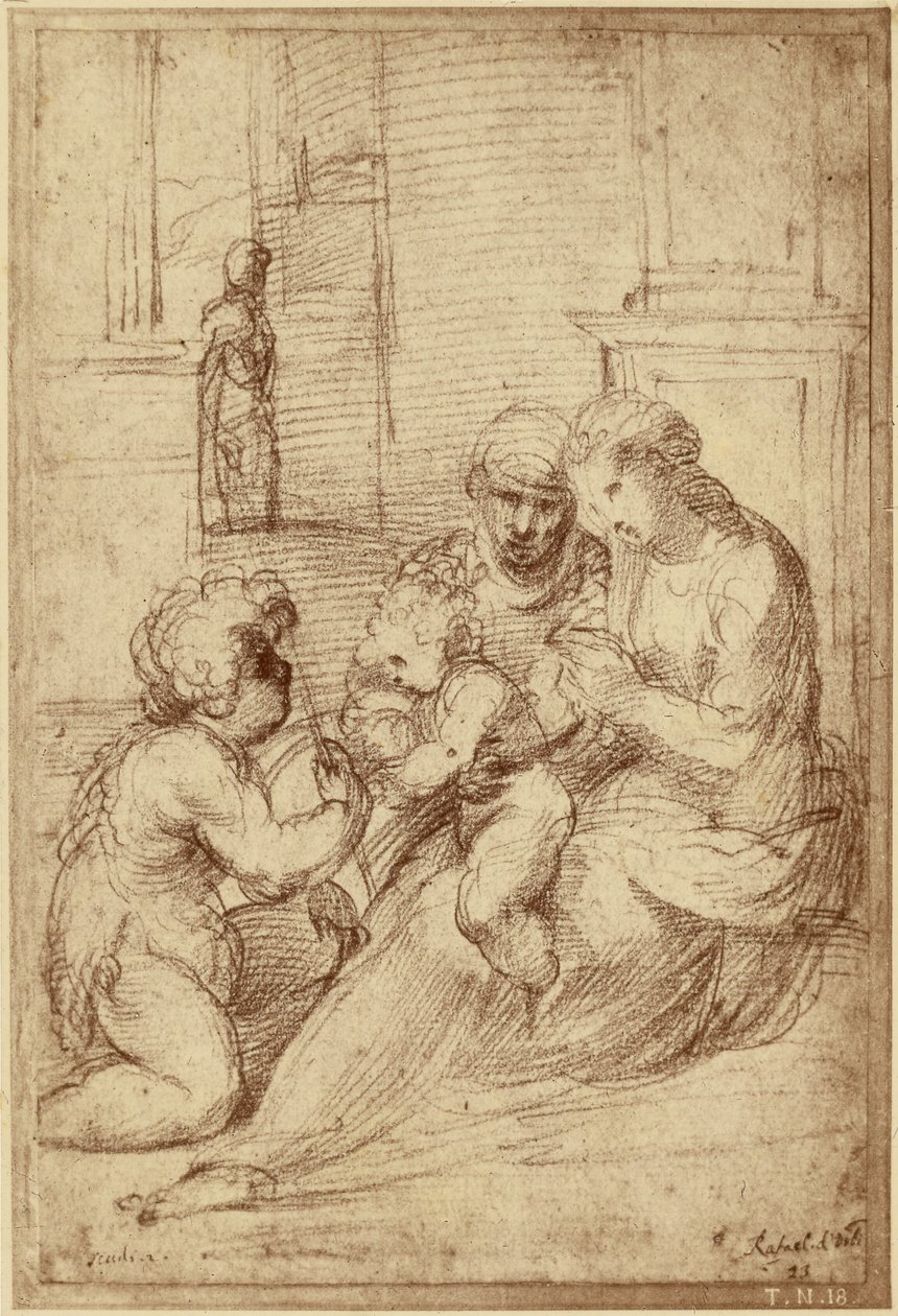 [Reproduktion af en tegning af Raphaël]. af Charles Marville
