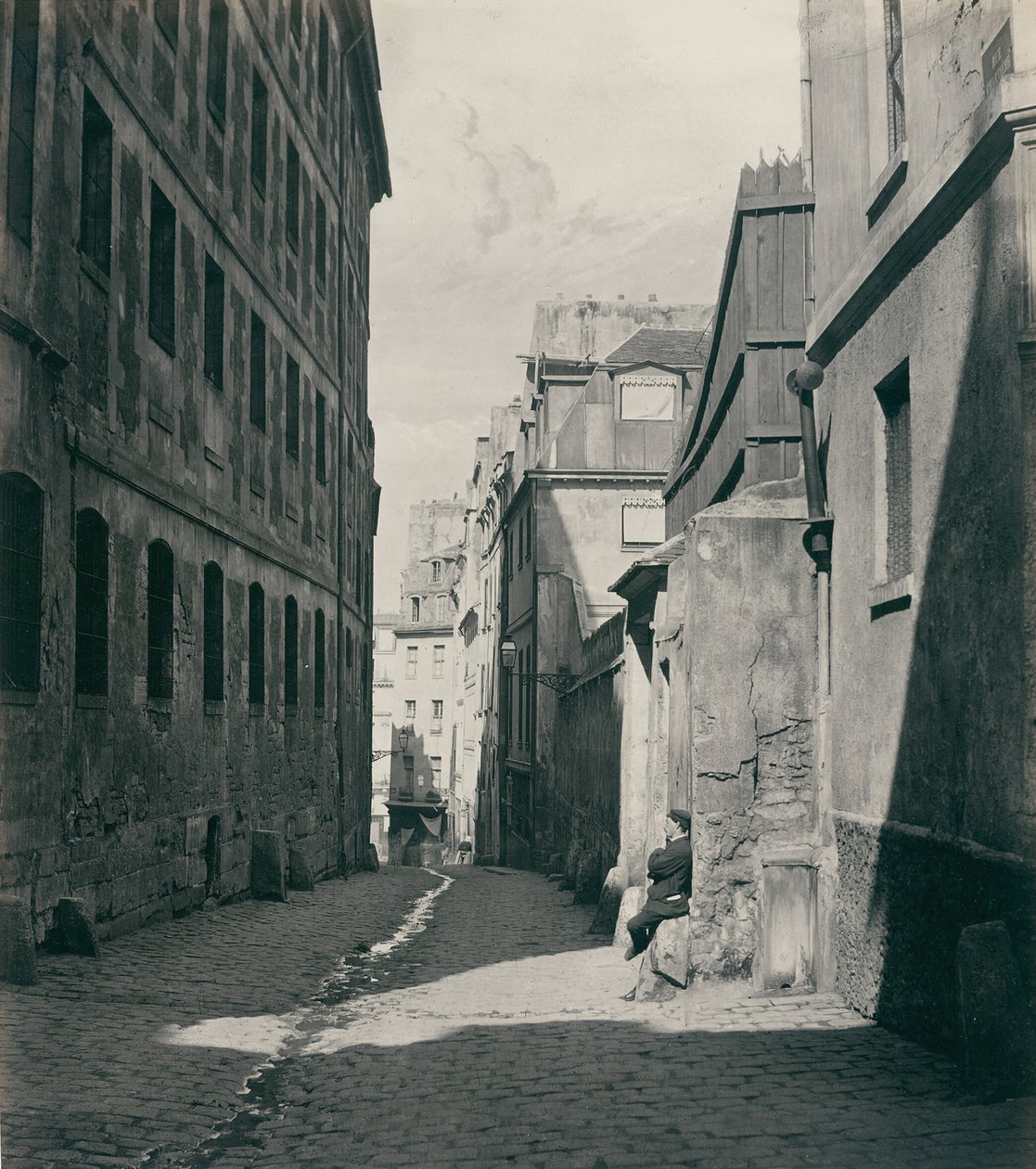 Rue Chartière impasse Chartière af rue de Reims, 186569. af Charles Marville