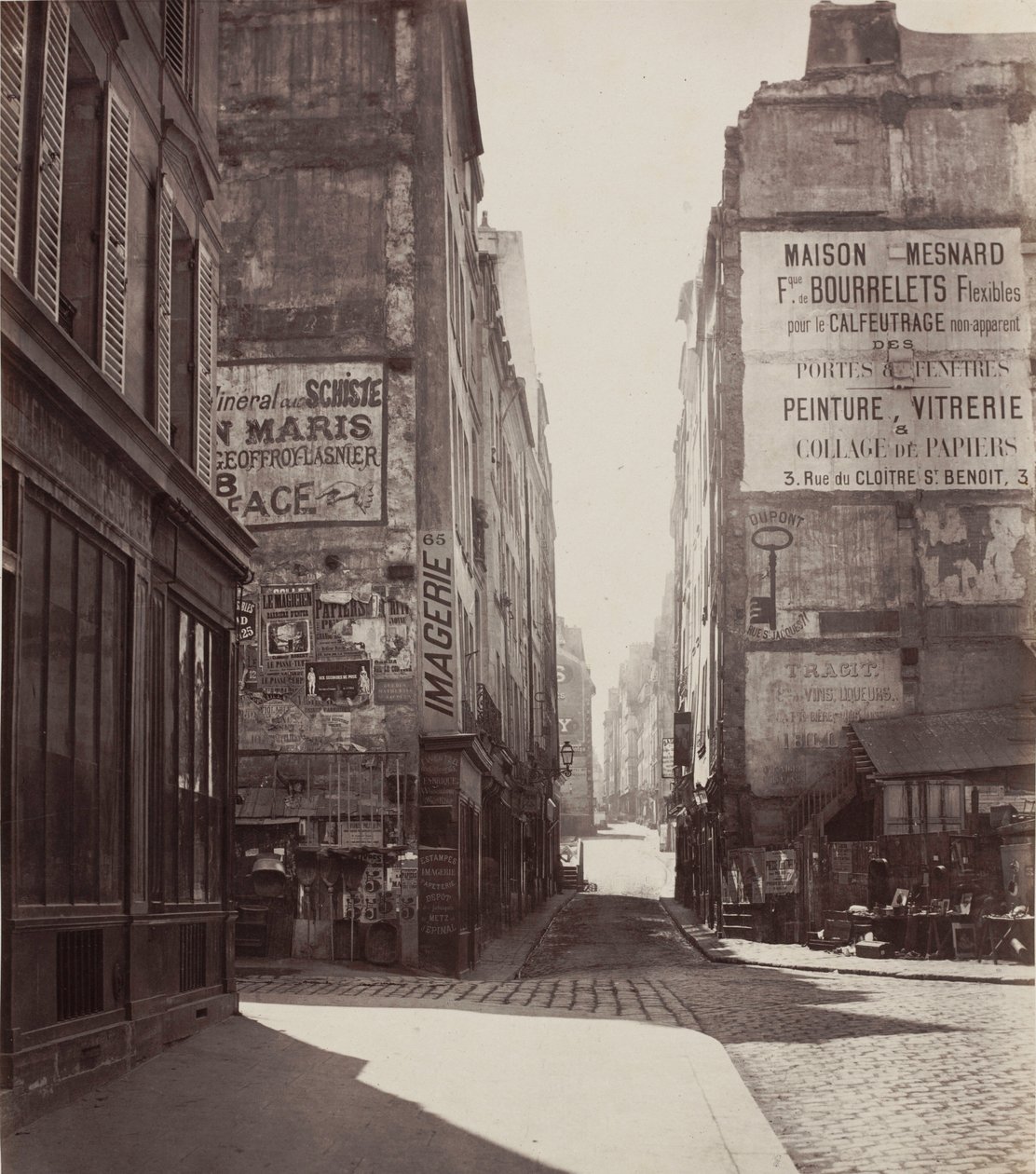Rue Saint-Jacques,1864-før februar 1867 (foto) af Charles Marville