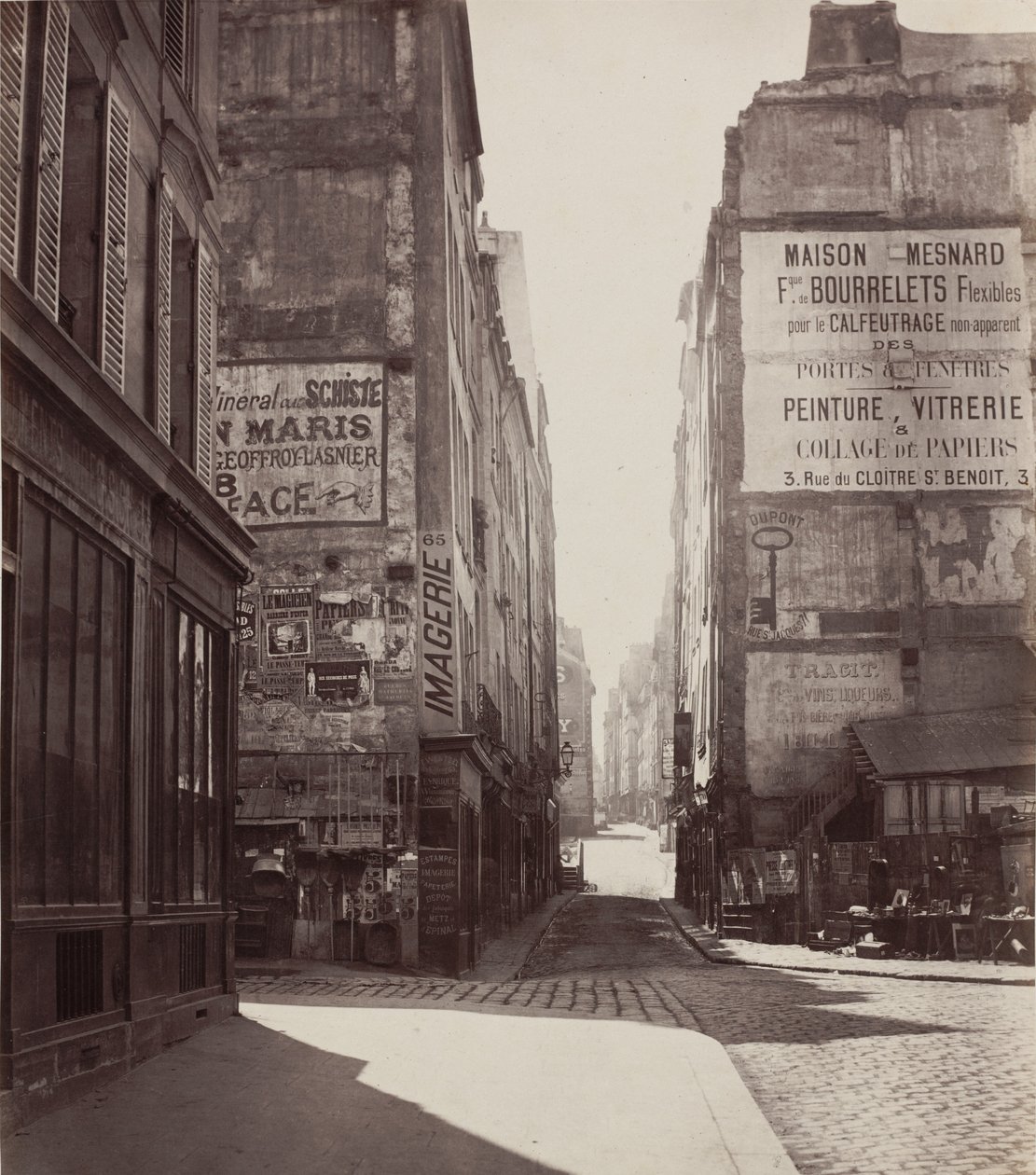 St. Jacques Street af Charles Marville