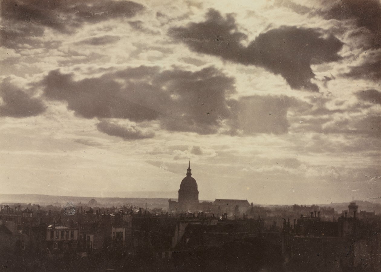 Sky Study, Paris af Charles Marville