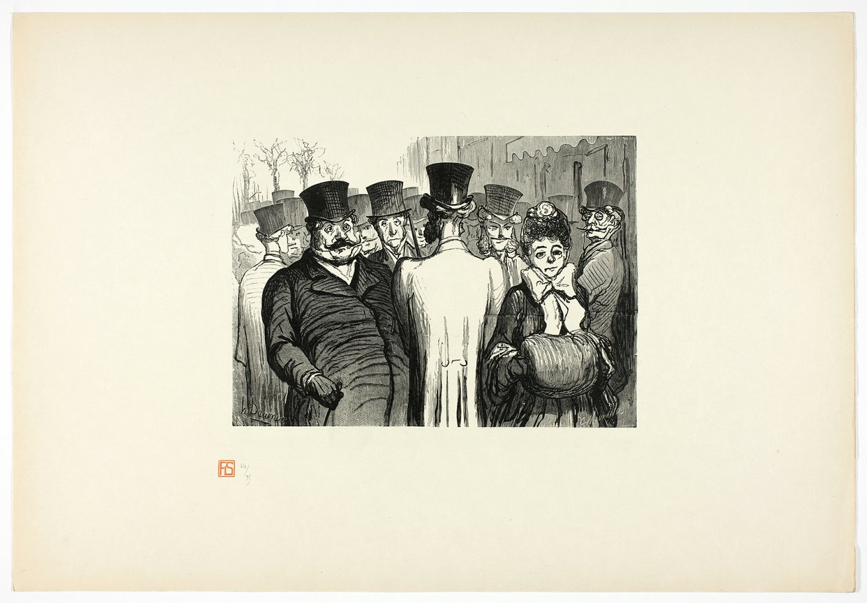 Boulevard des Italiens, fra Unique Edition af Thirty-Six Woods af Charles Maurand