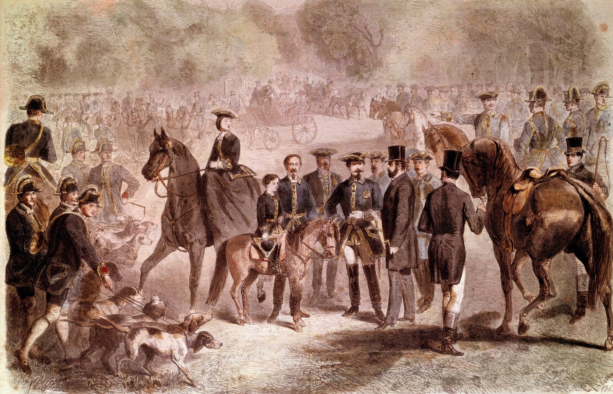Napoleon III: Jagtudnævnelsen løb ved Kongens Brønd nær Compiegnes skov under kong Vilhelm III