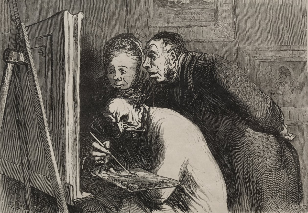 Malerne og de borgerlige af Charles Maurand