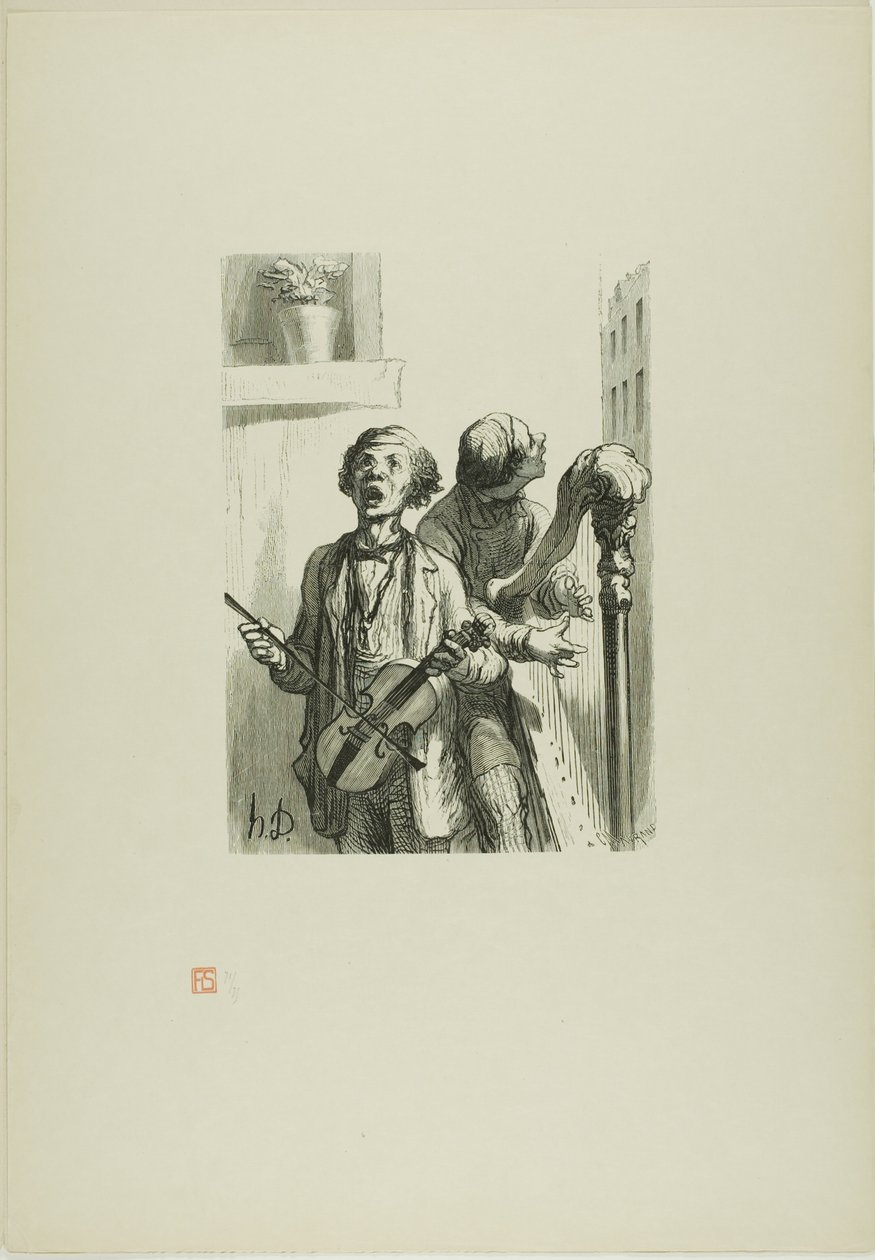 Gadesangerne af Charles Maurand