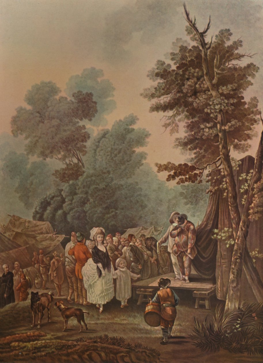 Landsbymessen, Landsbymessen, 1785, 1913 af Charles Melchior Descourtis
