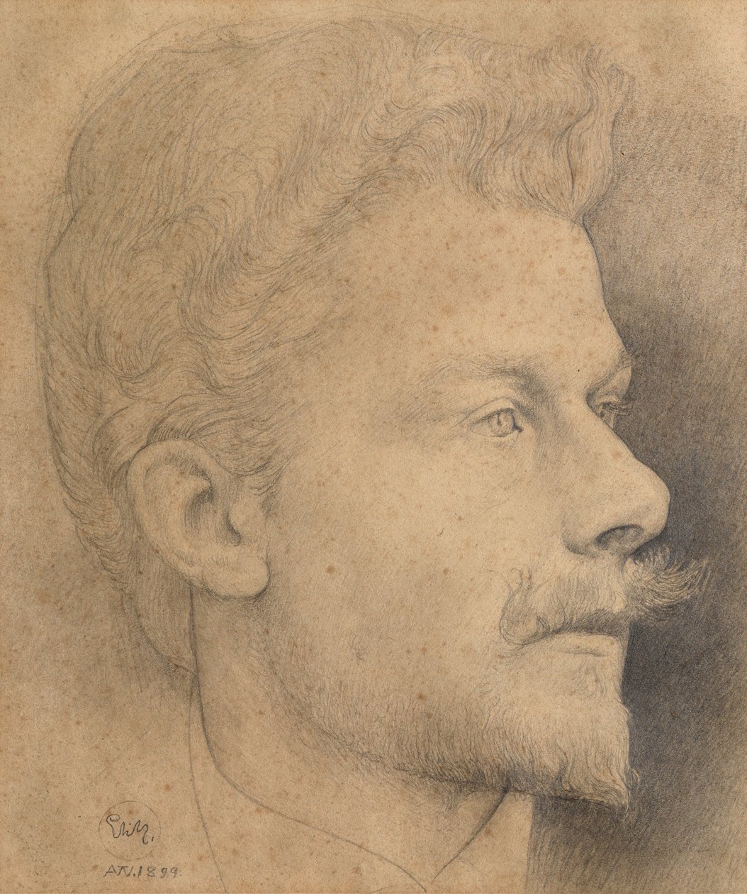 Selvportræt af Charles Mertens