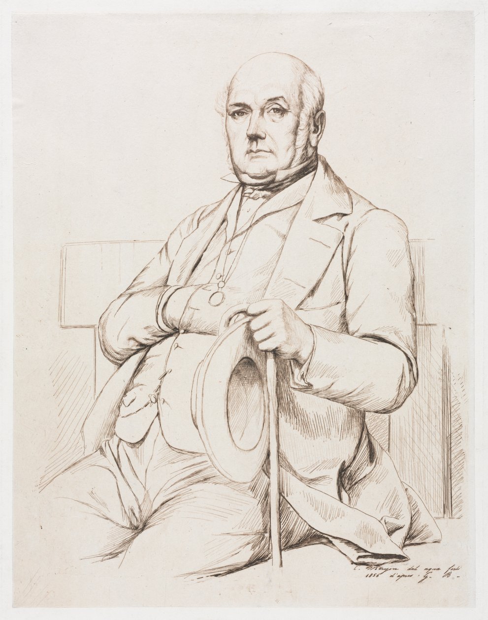 Casimir le Conte, efter Boulanger af Charles Meryon