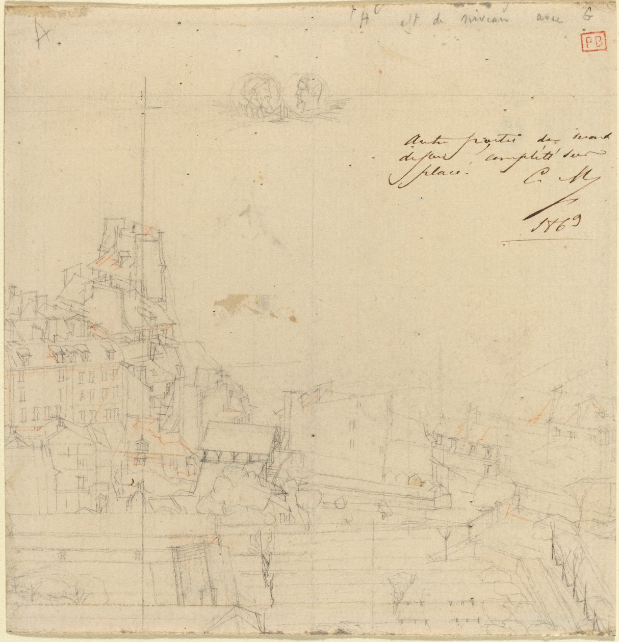 College Henry Ev af Charles Meryon