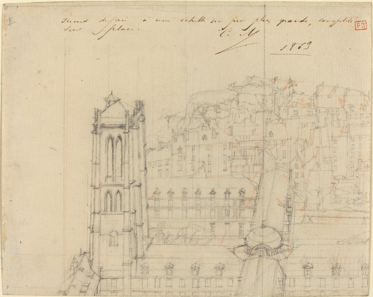 College Henry Ev af Charles Meryon