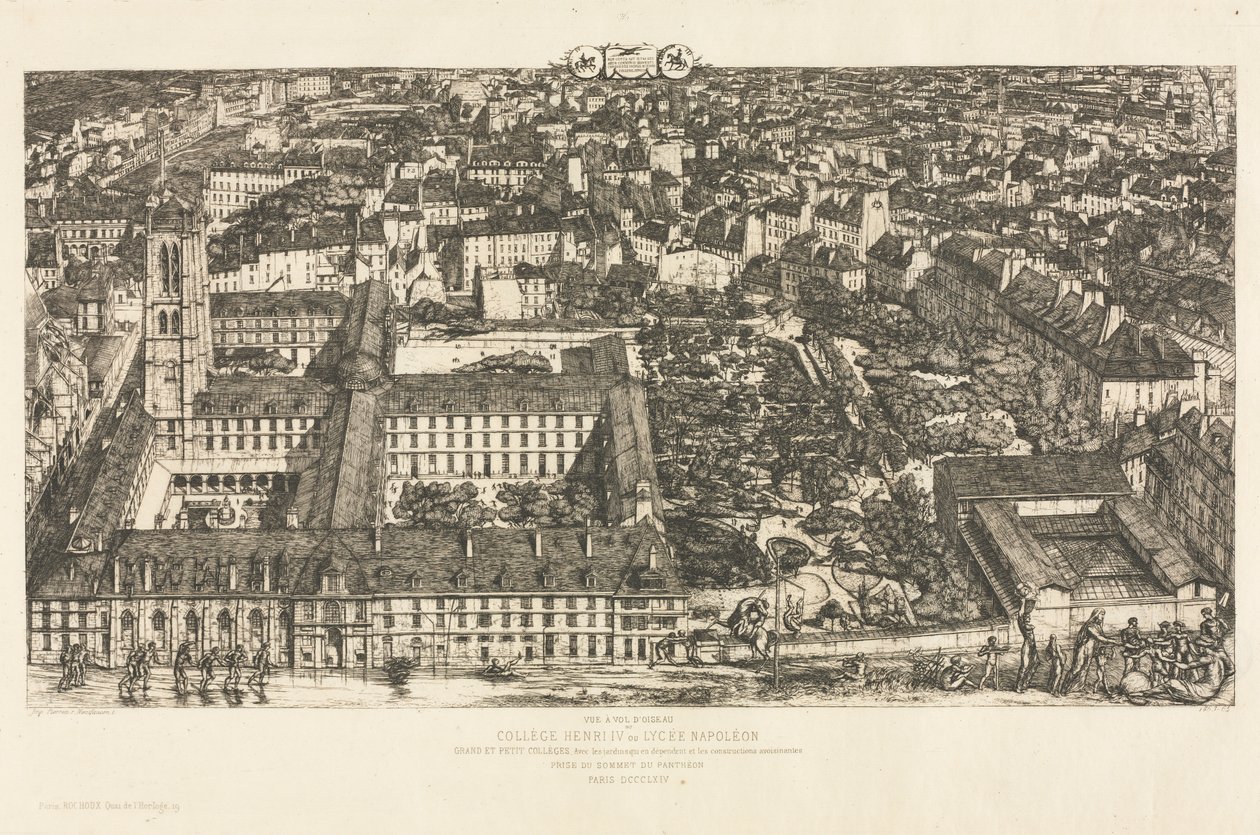 College Henry Ev af Charles Meryon