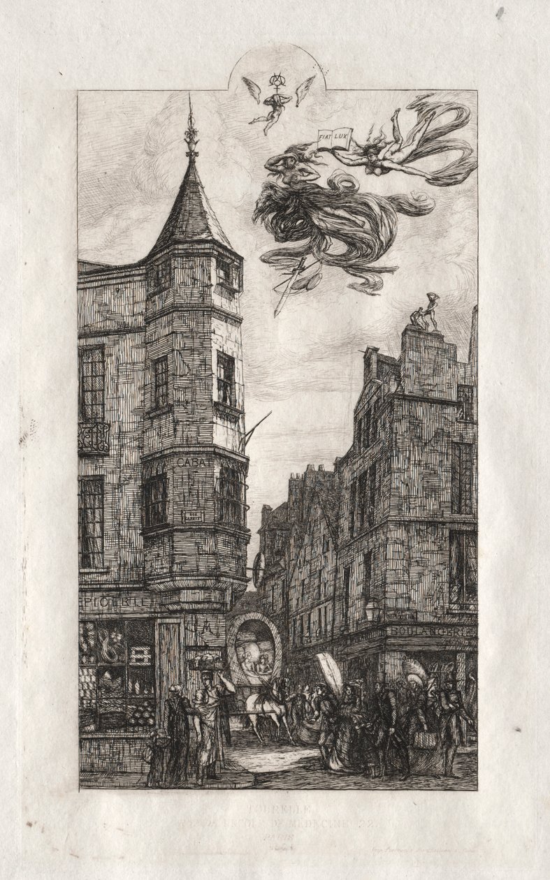 Raderinger af Paris: Turret, rue de l