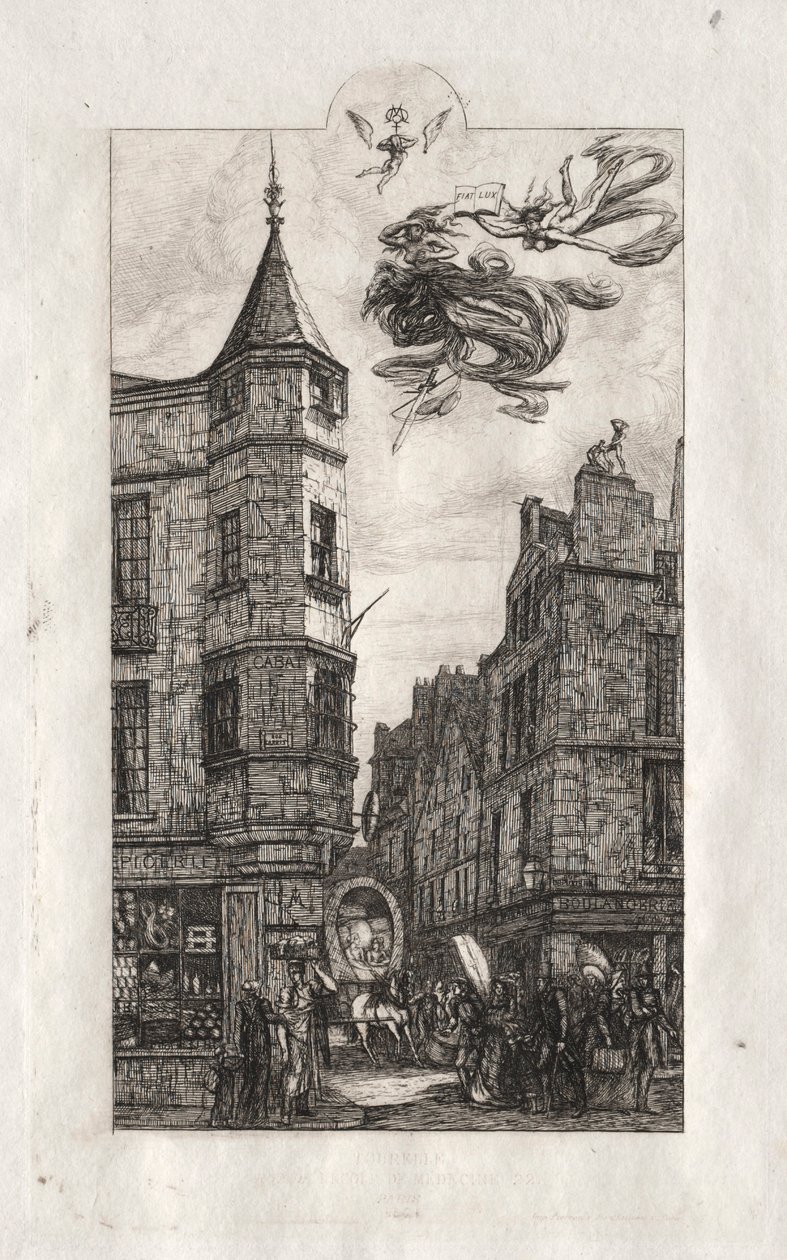 Raderinger af Paris: Turret, rue de l