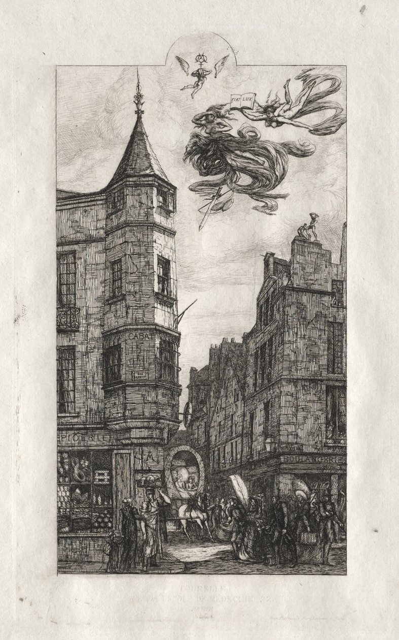 Raderinger af Paris: Turret, rue de l