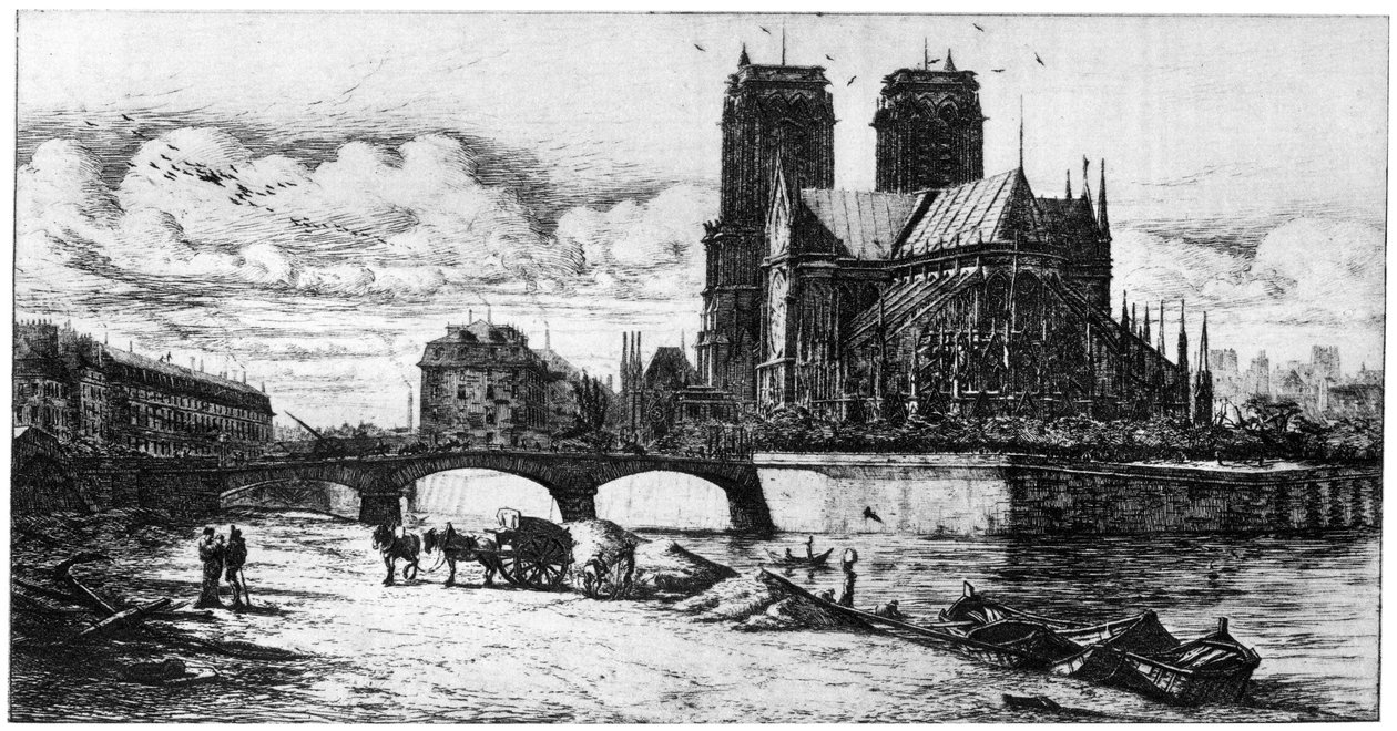 LAbside, c1841-1868 1924 af Charles Meryon