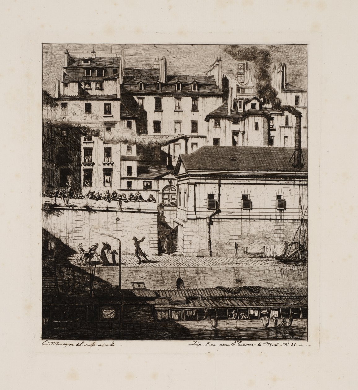 Lighuset, Paris af Charles Meryon
