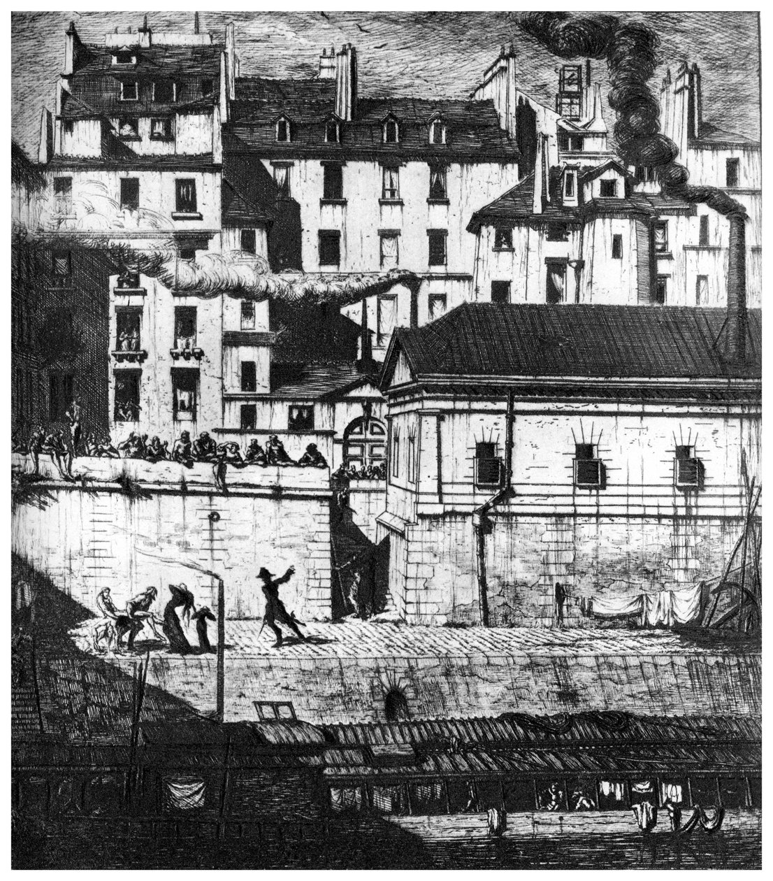 Lighuset, c1841-1868 1924 af Charles Meryon