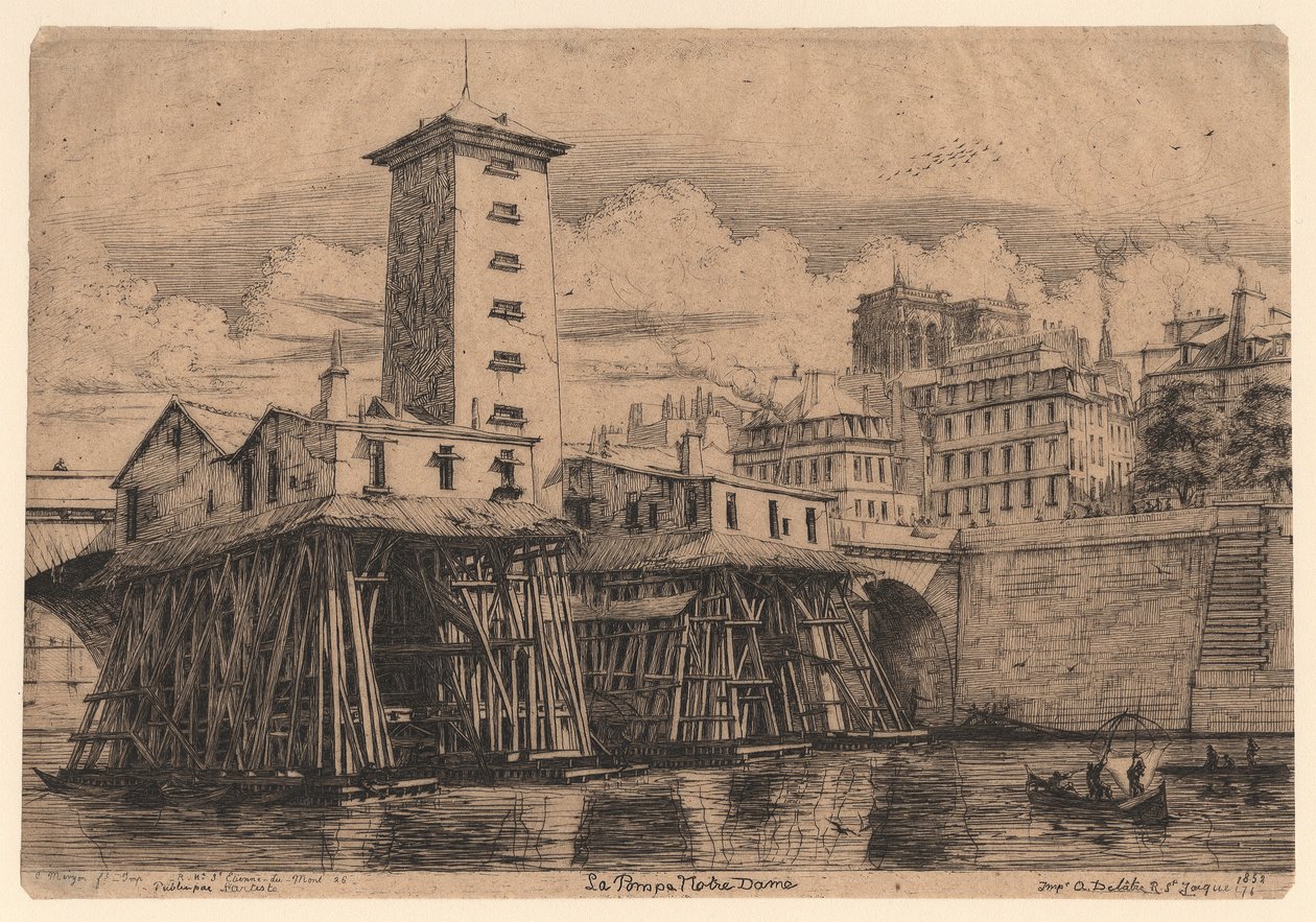 Notre-Dame-pumpen af Charles Meryon