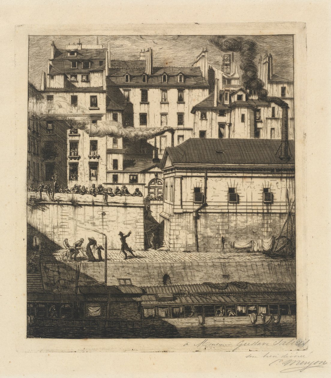 Lighuset, Paris af Charles Meryon