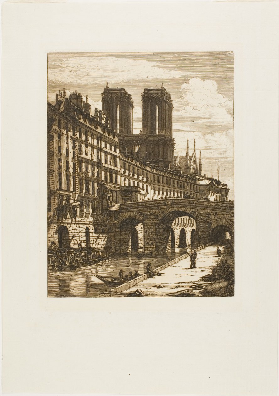 Den Lille Bro, Paris af Charles Meryon