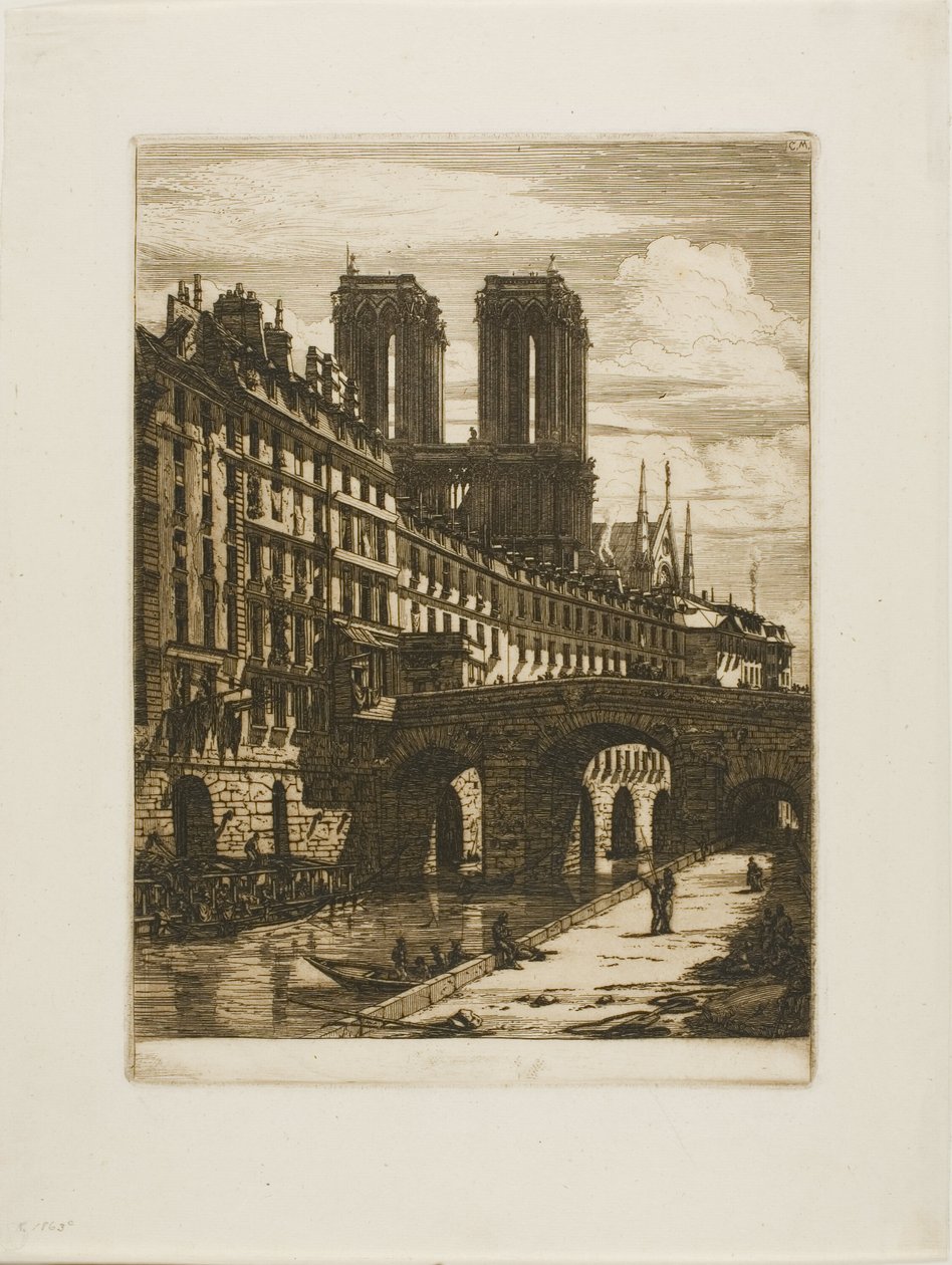 Den Lille Bro, Paris af Charles Meryon