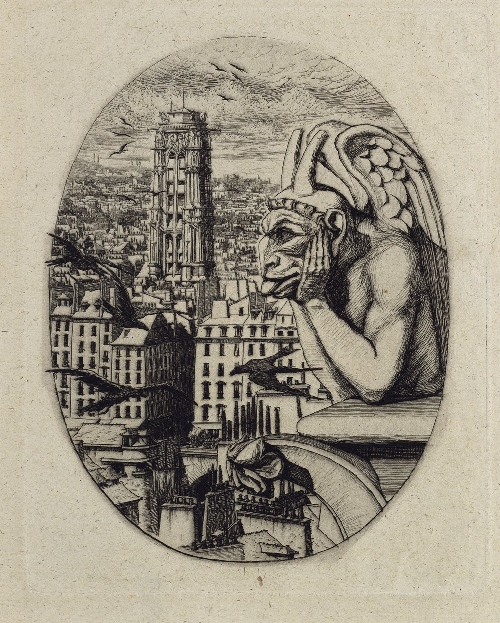 Le stryge af Charles Meryon