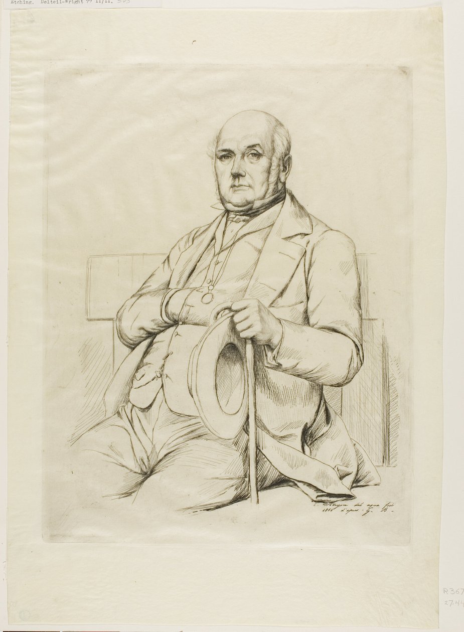 Portræt af Casimir fortællingen af Charles Meryon