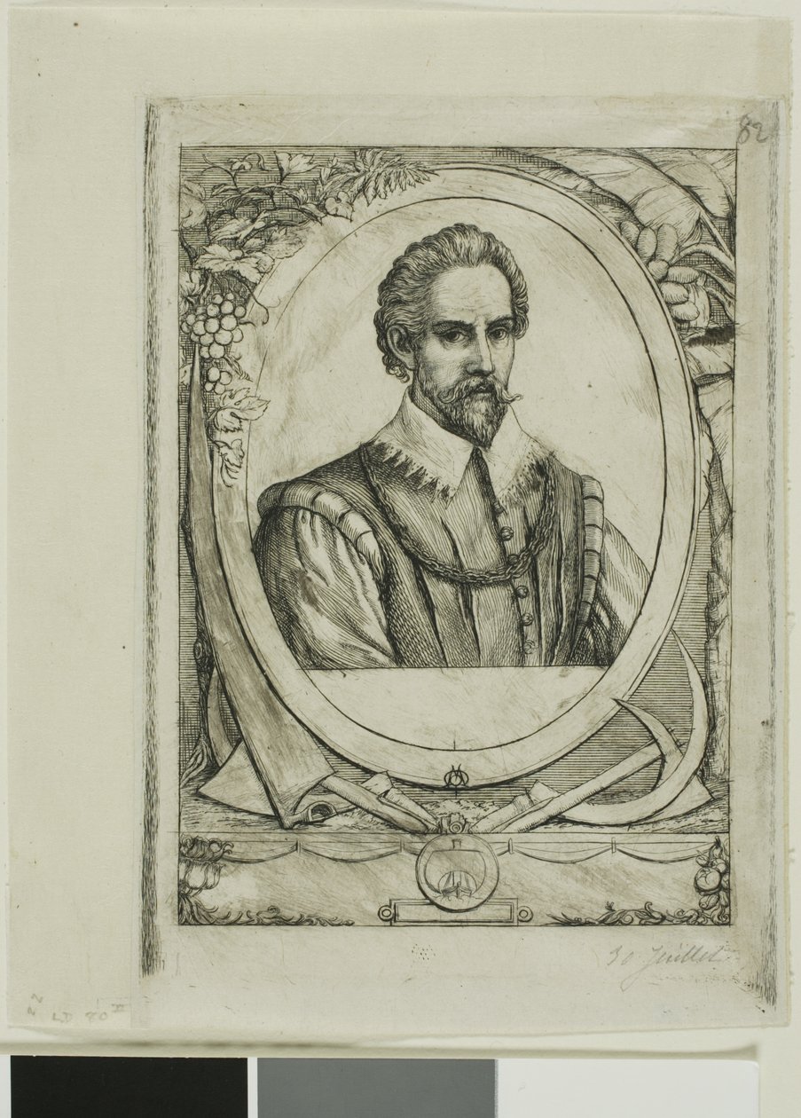 Portræt af René de Laudonnière Sablais (de Burdigale) af Charles Meryon