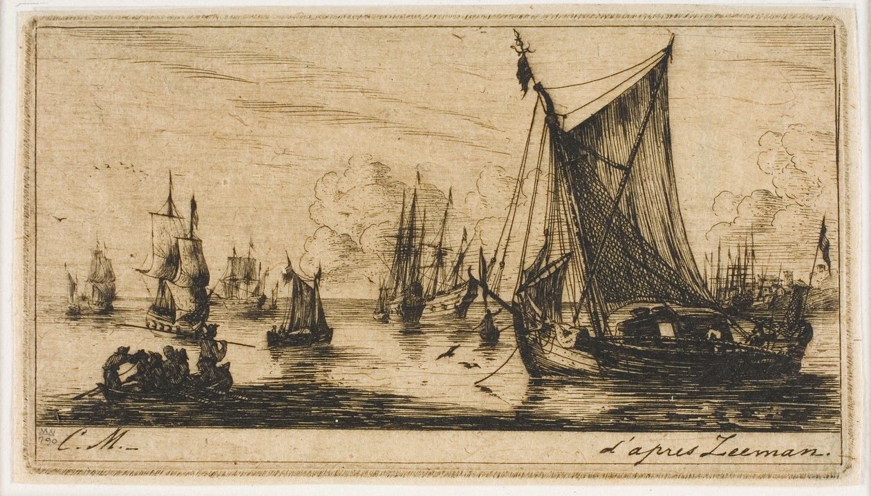 Sydhavsfiskere af Charles Meryon