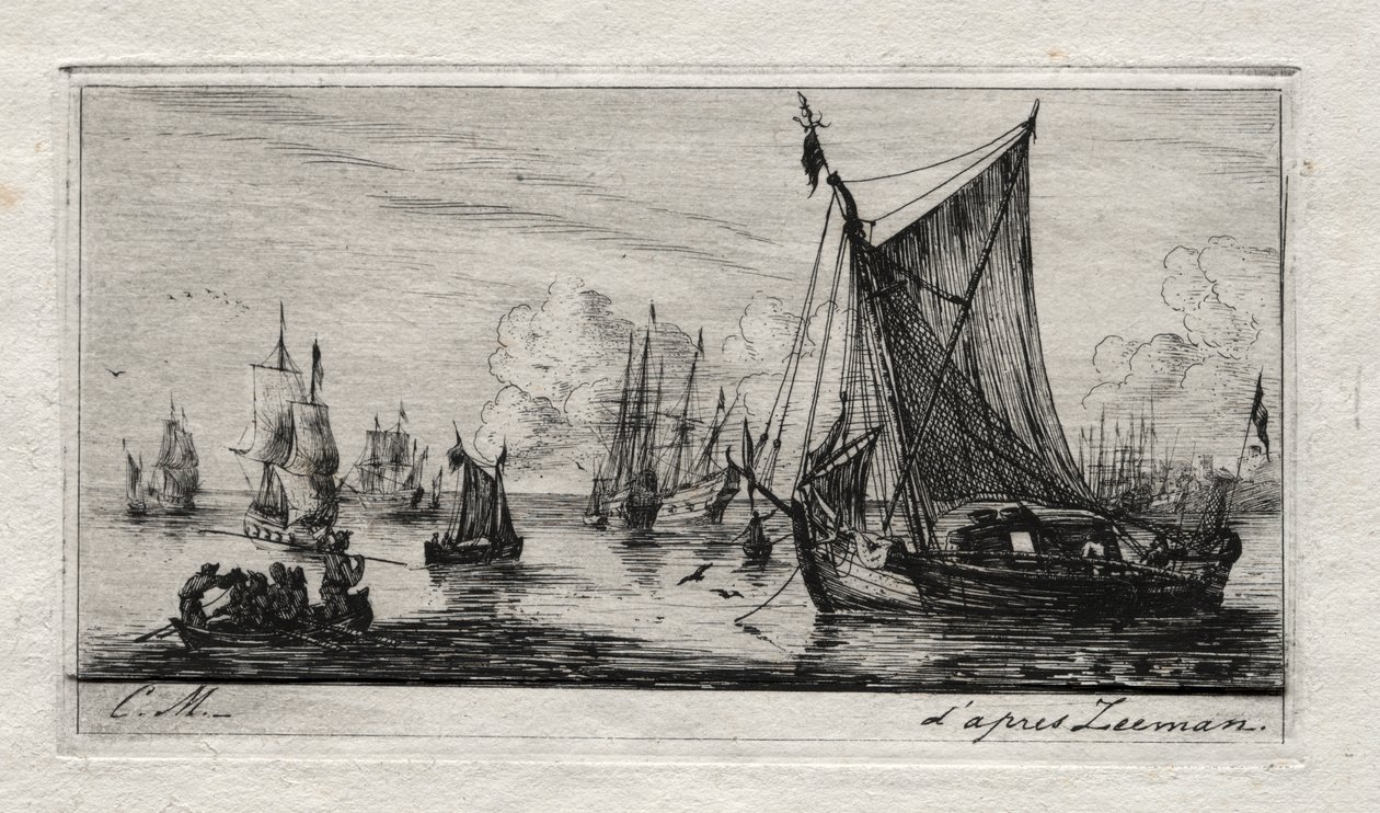Sydhavsfiskere af Charles Meryon