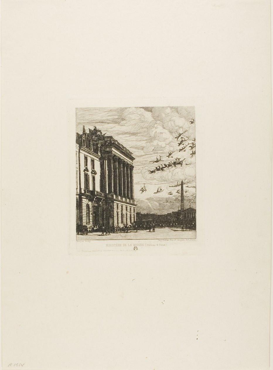 Admiralitetet, Paris af Charles Meryon