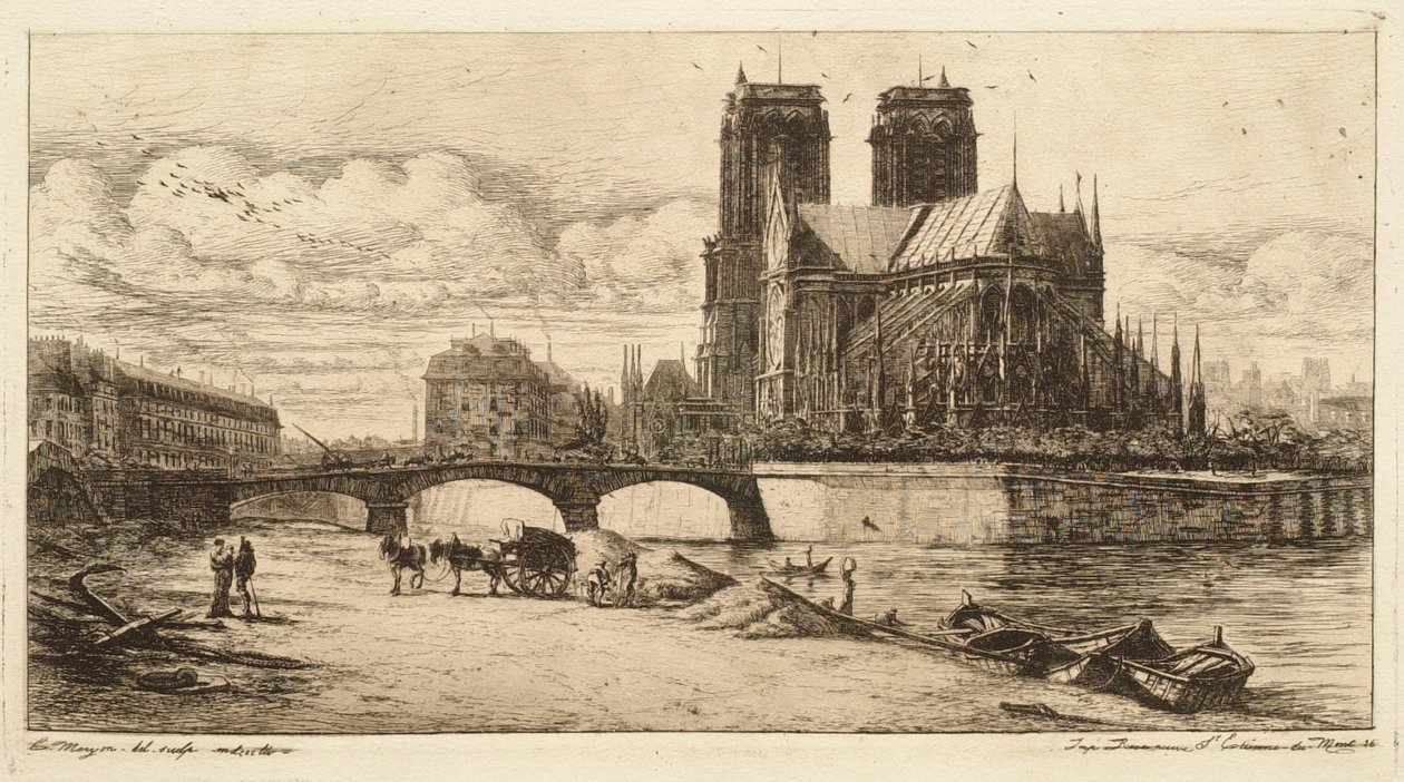Apsiden i Notre-Dame, Paris (L