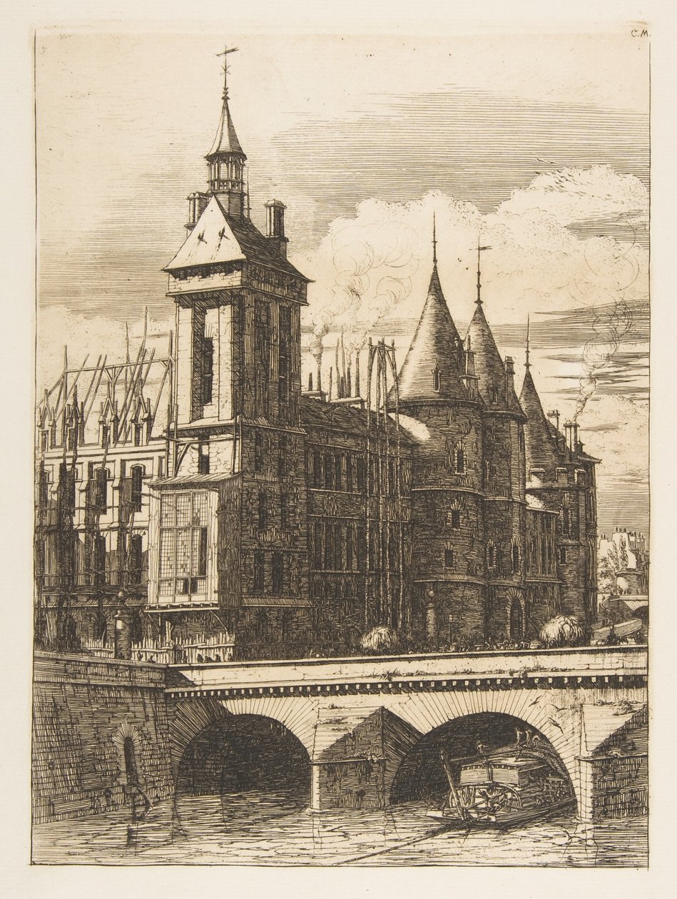 Urtårnet, Paris af Charles Meryon
